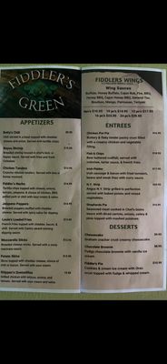 Menu photo 2 Fiddler's Green Stamford, CT Menu photo 2 Fiddler's Green Stamford, CT