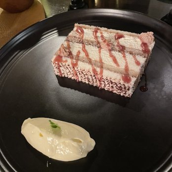 Candle in the Woods - Tiramisu with lemon mascarpone - Wine Bars Near Me - Athol, Idaho