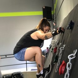 Epic Fitness - Part of Spartan training. Here's me practicing the Olympus wall.  What other gym has an Olympus Wall?  ...exactly.