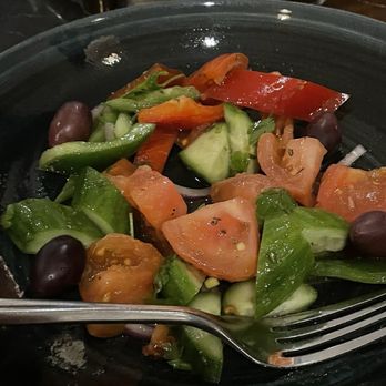 Elia - I ordered the salad without feta, and it was absolute veggie perfection! - Greek Near Me - Pleasanton, California