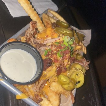 Look - Loaded fries with carnitas - Cinema Near Me - Downey, California Look - Loaded fries with carnitas - Cinema Near Me - Downey, California