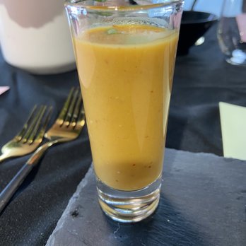 Noodle Box Kitchen - Gossip Kitchen Tasting, private event- Curry corn soup - Noodles Near Me - Reno, Nevada Noodle Box Kitchen - Gossip Kitchen Tasting, private event- Curry corn soup - Noodles Near Me - Reno, Nevada