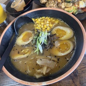 Megumi - Miso Ramen - no pork, extra egg - Ramen Near Me - Indianapolis, Indiana