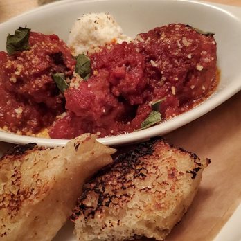 Cotton & Rye - Meatballs..on Happy Hour..so great! - New American Near Me - Savannah, Georgia