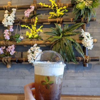 Cafe Miki - Winter melon green tea with cheese cap - Bubble Tea Near Me - Woodbridge, Virginia Cafe Miki - Winter melon green tea with cheese cap - Bubble Tea Near Me - Woodbridge, Virginia