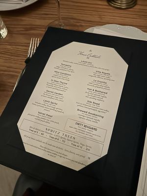 Menu photo 2 Lavo Las Vegas, NV