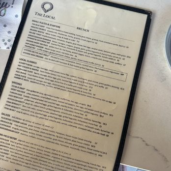 The Local - Menu - Breakfast & Brunch Near Me - Neptune Beach, Florida