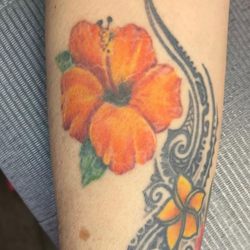 My 11 months old tattoo(from April 2024)  which ended up being faded,  patchy and scarred in several areas