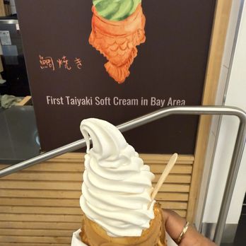 Uji Time Dessert - Lychee Soft Serve in Taiyaki Cone - Desserts Near Me - San Francisco, California Uji Time Dessert - Lychee Soft Serve in Taiyaki Cone - Desserts Near Me - San Francisco, California