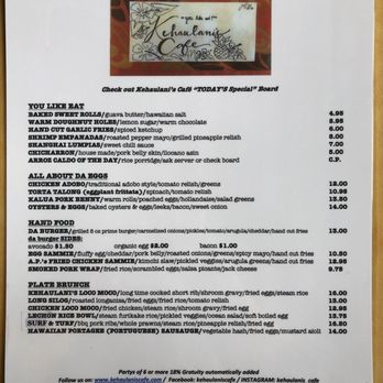 Kehaulani's Cafe - Kehaulani's Cafe Menu - Breakfast & Brunch Near Me - Vallejo, California