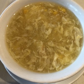 Panda Inn - Chicken Corn Egg Drop Soup - Chinese Near Me - Pasadena, California Panda Inn - Chicken Corn Egg Drop Soup - Chinese Near Me - Pasadena, California
