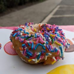 Fresh Donut & Deli - 09/30/23 Glazed Cake Donut with Sprinkles