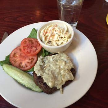 McBride's Pub - Blue Cheese Burger minus the roll and with coleslaw instead of fries! - Irish Pub Near Me - Providence, Rhode Island McBride's Pub - Blue Cheese Burger minus the roll and with coleslaw instead of fries! - Irish Pub Near Me - Providence, Rhode Island