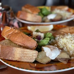 X-Site Grill & Bistro - Grilled salmon dinner special $8.95 + Cranberry juice $3.95