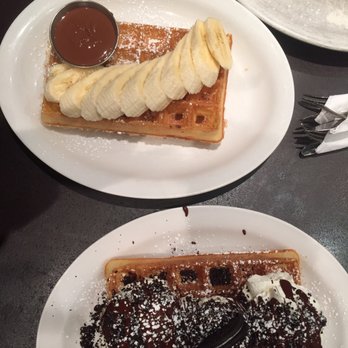 Nero Waffles - Our picks- Banella (banana + Nutella) and the Biscuit - Desserts Near Me - Vancouver, British Columbia