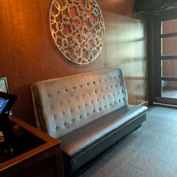 Seating in the waiting area