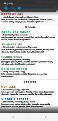Menu photo 2 Earthcraft Juicery Houston, TX