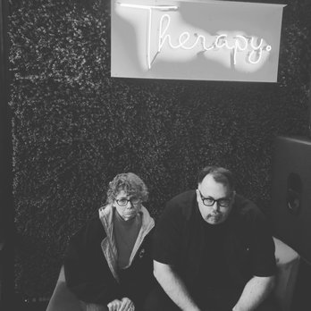 Therapy - We weren't sad at all, but we thought it was a funny idea for the photo! - Bars Near Me - Las Vegas, Nevada Therapy - We weren't sad at all, but we thought it was a funny idea for the photo! - Bars Near Me - Las Vegas, Nevada