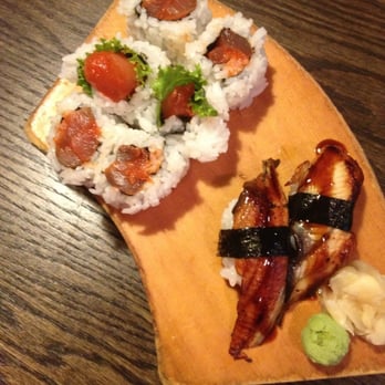 Hi Dozo Sushi - Spicy Tuna Roll + Anago - yummy! - Japanese Near Me - New Westminster, British Columbia Hi Dozo Sushi - Spicy Tuna Roll + Anago - yummy! - Japanese Near Me - New Westminster, British Columbia