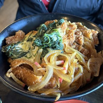 ShoMi - Huge tasty portion with lots of yummy onions. Comes with Miso soup and side salad! YUM! :0) - Japanese Near Me - Stockton, California ShoMi - Huge tasty portion with lots of yummy onions. Comes with Miso soup and side salad! YUM! :0) - Japanese Near Me - Stockton, California