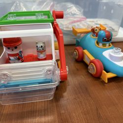 Roseville Public Library - Maidu Branch - STEAM Kit Activity--assembled these vehicles