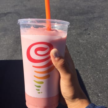 Jamba - strawberry pina coloda with extra coconut. - Juice Bars & Smoothies Near Me - Santa Clara, California