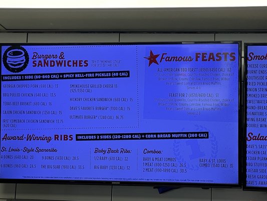 Menu photo 2 Famous Dave's Bar-B-Que Chandler, AZ