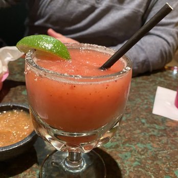La Margarita Restaurante - Strawberry margarita... $5 on Wednesdays - Mexican Near Me - Round Rock, Texas