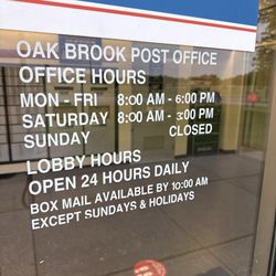 Us Post Office - Hours