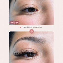 Lashes & Esthetics By Ellie - Soft, wispy, and lightweight lashes designed to enhance your eyes without looking overdone. Annandale, VA Centreville @lebyellie