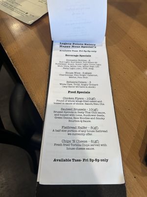 Menu photo 2 Legacy Pointe Eatery Springfield, IL