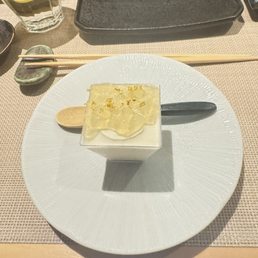 Jasmine tea mousse dessert. Jasmine tea mousse dessert.