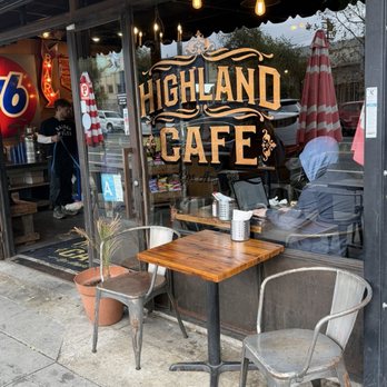 The Highland Cafe - Outside Street View - Cafes Near Me - Los Angeles, California The Highland Cafe - Outside Street View - Cafes Near Me - Los Angeles, California