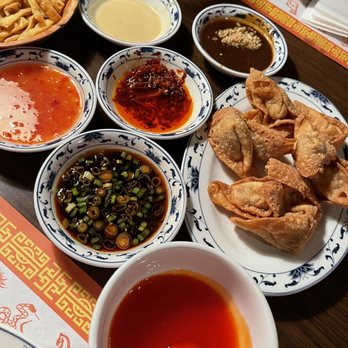Chen Garden Restaurant - Fried wontons and ALL the sauces - Chinese Near Me - Rochester, New York Chen Garden Restaurant - Fried wontons and ALL the sauces - Chinese Near Me - Rochester, New York