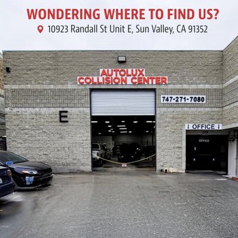 Autolux Collision Center - We have large parking space and large work area. - Body Shops Near Me - Sun Valley, California Autolux Collision Center - We have large parking space and large work area. - Body Shops Near Me - Sun Valley, California