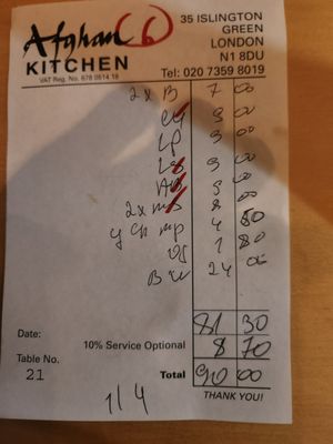 Afghan Kitchen by null