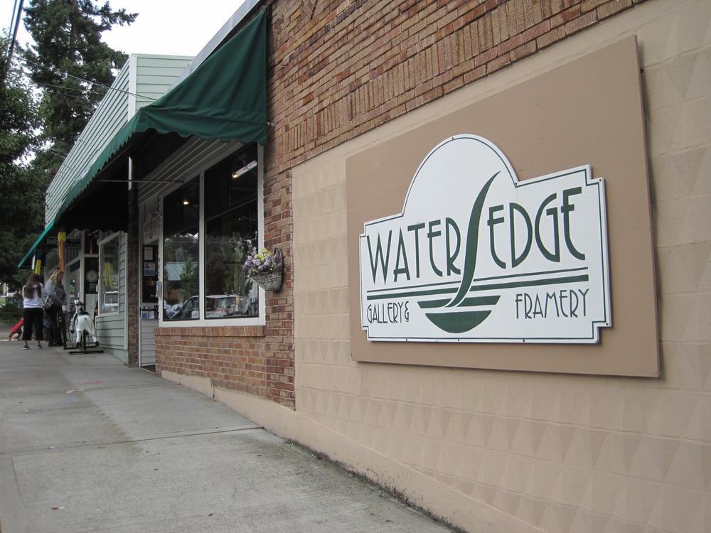 WATER’S EDGE GALLERY & FRAMERY, INC. 7808 Pioneer Way, Gig Harbor, Washington Art Galleries
