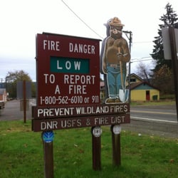 Hood Canal Ranger Station - Smoky da Bear says...