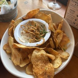 chips and onion dip