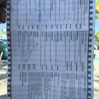 Shades Pool Bar - Menu - Bars Near Me - Lake Buena Vista, Florida Shades Pool Bar - Menu - Bars Near Me - Lake Buena Vista, Florida