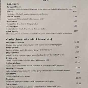 Aroma Circuit - Menu - Indian Near Me - Norfolk, Nebraska