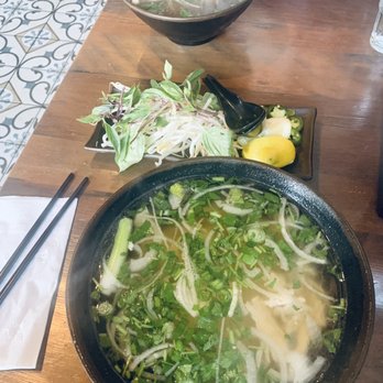 Sidestreet Pho - Pho Ga in foreground, Pho Tai in background - Vietnamese Near Me - Alameda, California Sidestreet Pho - Pho Ga in foreground, Pho Tai in background - Vietnamese Near Me - Alameda, California
