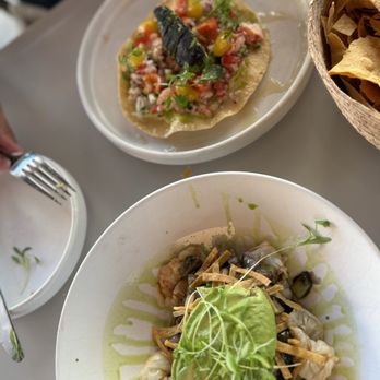 Centrico - Lobster Tostada - Shrimp Aguachiles - Mexican Near Me - Anaheim, California