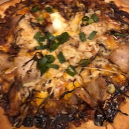 Smoked pork pizza Smoked pork pizza