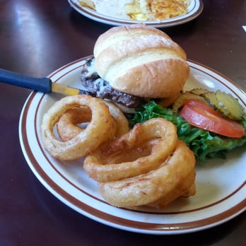 Kalico Kitchen - Hamburger with Monterey jack cheese and mushrooms. - Diners Near Me - Chico, California