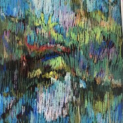 Prima Materia Art Institute - Soft pastel on black paper- like a tapestry!