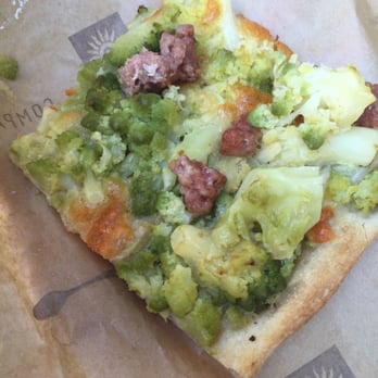 Compagnia del Pane - Pizza broccolo romano e salsiccia - Bakeries Near Me - Rome, RM