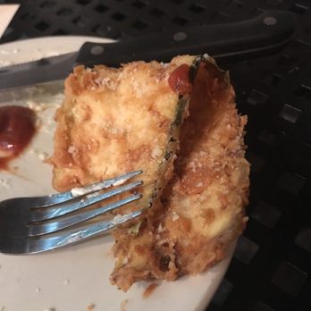 Carmody's Grille - A piece of Fried Zucchini from the appetizer. - New American Near Me - Pittsburgh, Pennsylvania