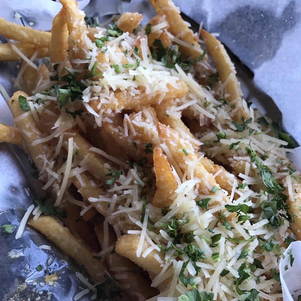 Aaron Schat's Roadhouse - garlic parm fries - American Near Me - Bishop, California Aaron Schat's Roadhouse - garlic parm fries - American Near Me - Bishop, California