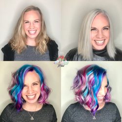 Hair by Savannah Harris Rainbow Rage - Color for everyone!